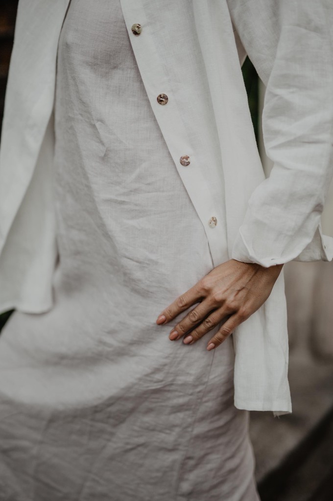 MARRAKESH shirt in White from AmourLinen