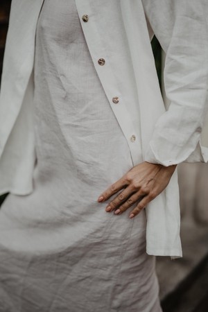 MARRAKESH shirt in White from AmourLinen