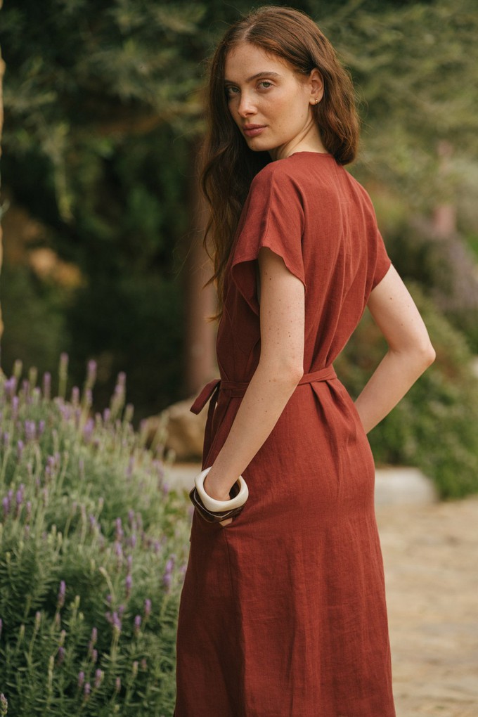 ROME Wrap Dress from AmourLinen