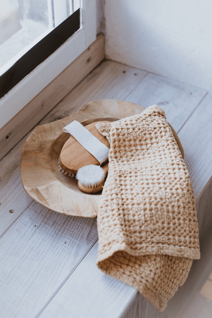 Linen face towel from AmourLinen