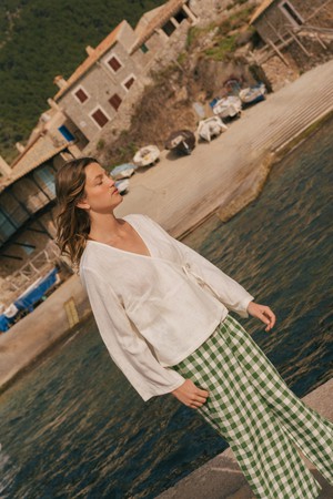 ADELE top in White from AmourLinen