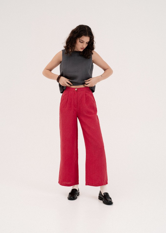 Lydia Classic Wide Pants from AmourLinen