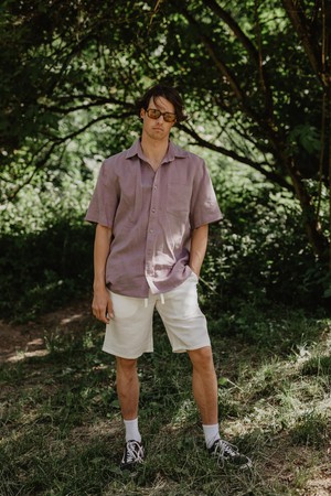 MAGNUS shirt in Dusty Lavender from AmourLinen