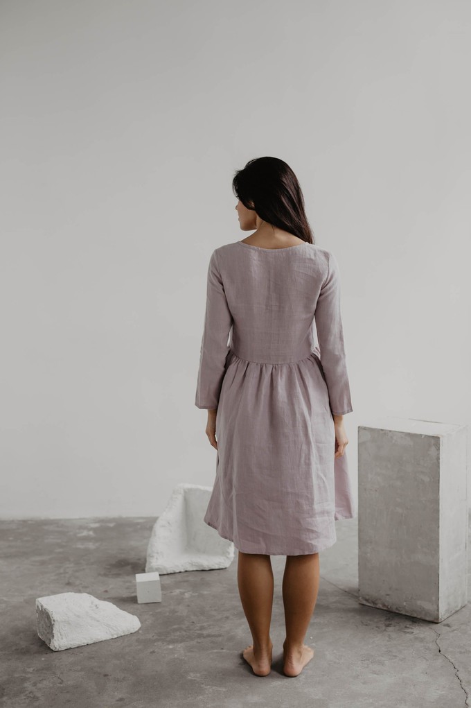 LAPLAND dress in Dusty Rose from AmourLinen