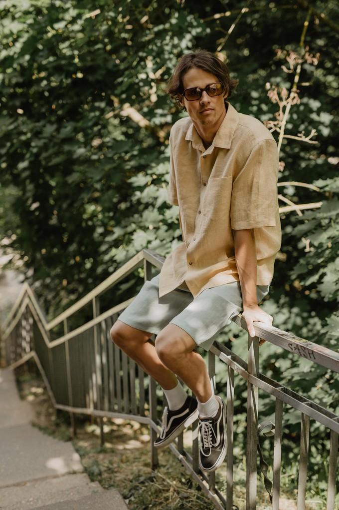 MAGNUS shirt in Mustard from AmourLinen