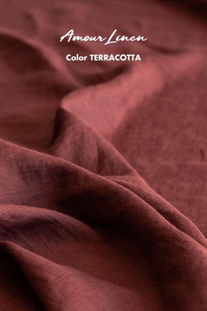LISA top in Terracotta | sale from AmourLinen