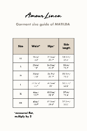 MATILDA shorts in Sage Green from AmourLinen