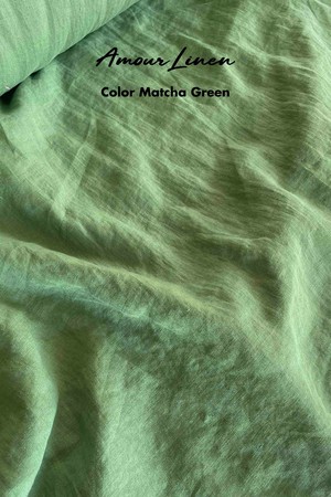 Rosie top in Matcha Green | sale from AmourLinen