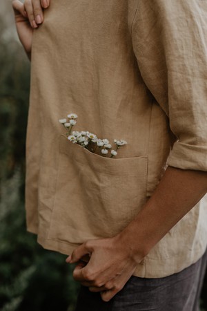 KYIV jacket in Mustard from AmourLinen
