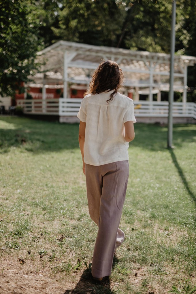OULU pants in Rosy Brown from AmourLinen
