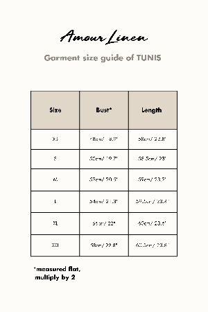 TUNIS top in Sage Green from AmourLinen