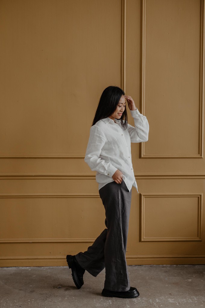 NORDKAPP shirt in White from AmourLinen