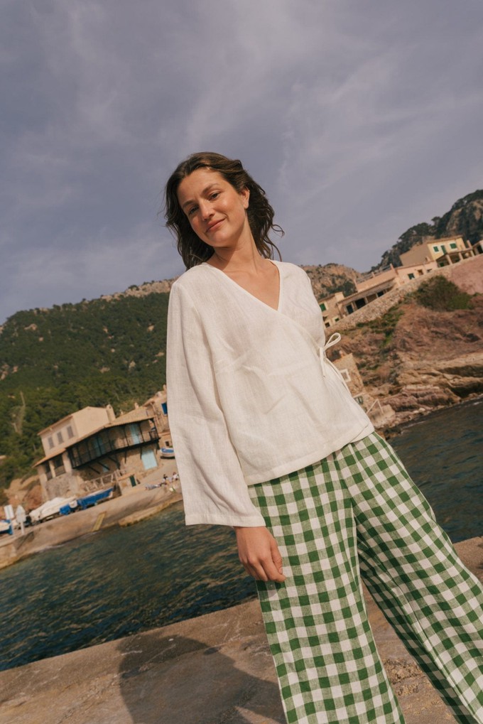 ADELE top in White from AmourLinen
