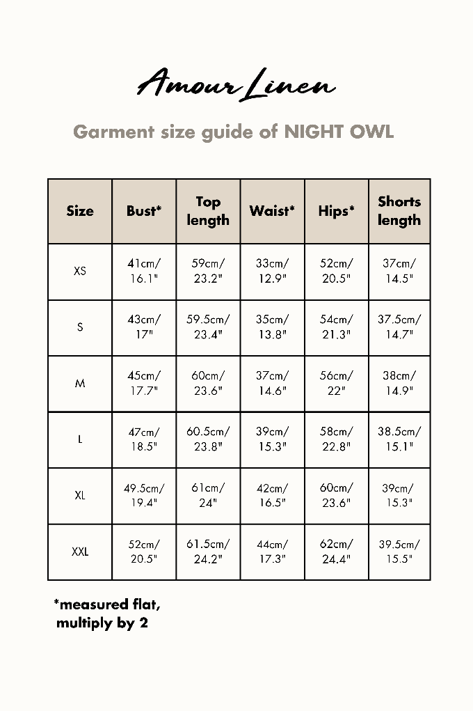 Night Owl sleeveless linen pajama set in Mocha Gingham from AmourLinen
