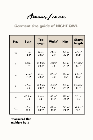 Night Owl sleeveless linen pajama set in Mocha Gingham from AmourLinen