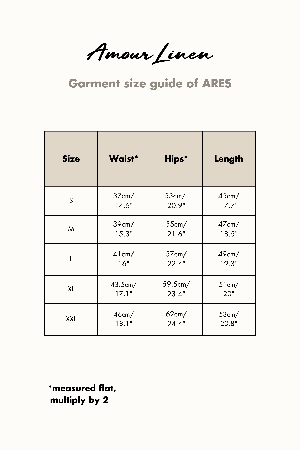ARES shorts in Sage Green from AmourLinen