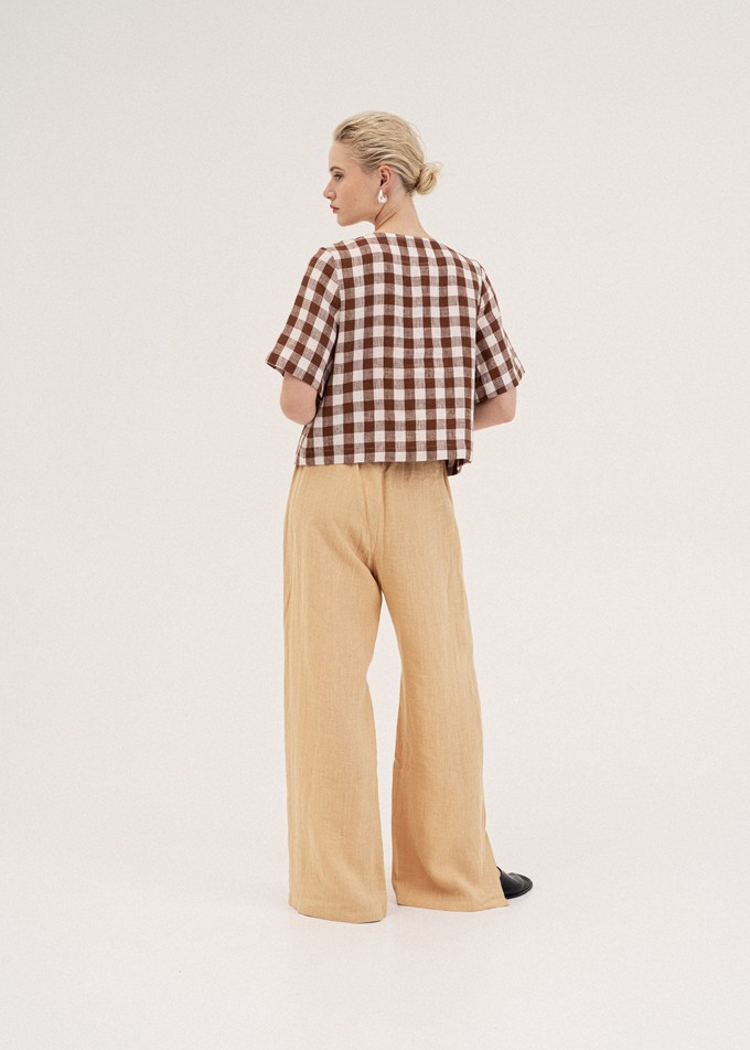 Leah Pants with Slits from AmourLinen
