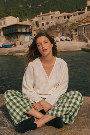 ADELE top in White from AmourLinen