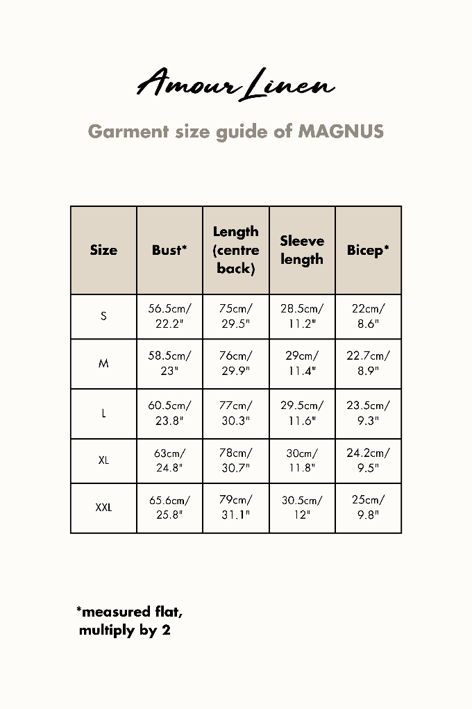 MAGNUS shirt in Mustard from AmourLinen