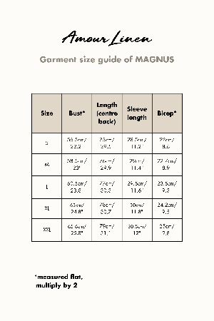 MAGNUS shirt in Mustard from AmourLinen