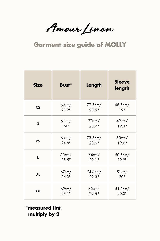MOLLY shirt in White from AmourLinen