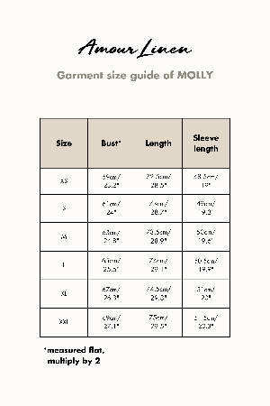 MOLLY shirt in White from AmourLinen