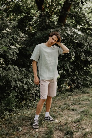 ATLAS top in Sage Green from AmourLinen
