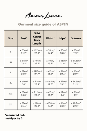 Aspen linen loungewear set in Green Gingham from AmourLinen