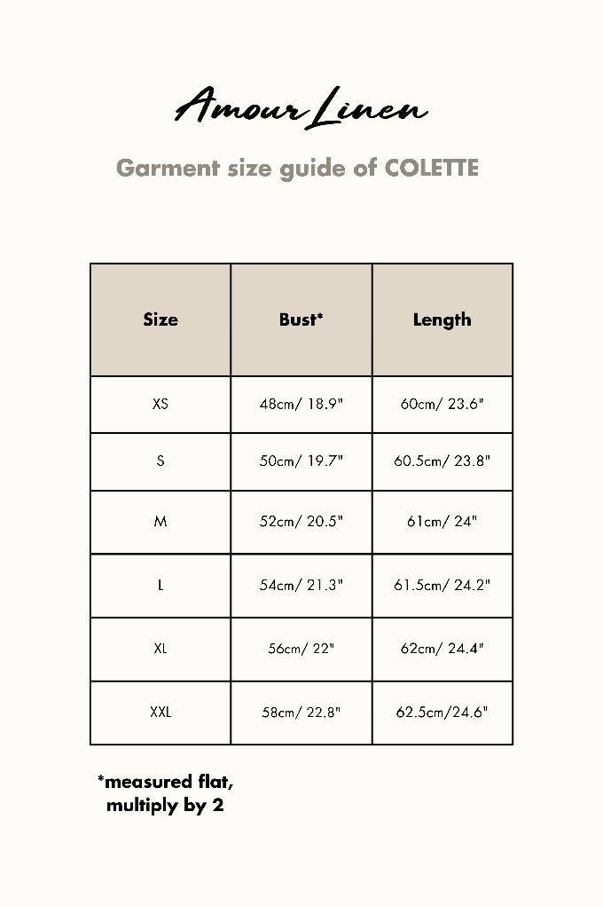 Colette classic linen top in Rosy Brown from AmourLinen