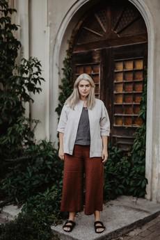 KYIV jacket in Cream via AmourLinen