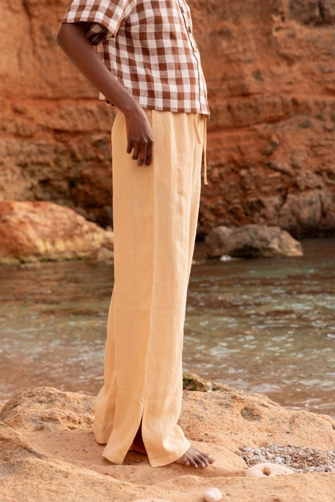Leah Pants with Slits from AmourLinen