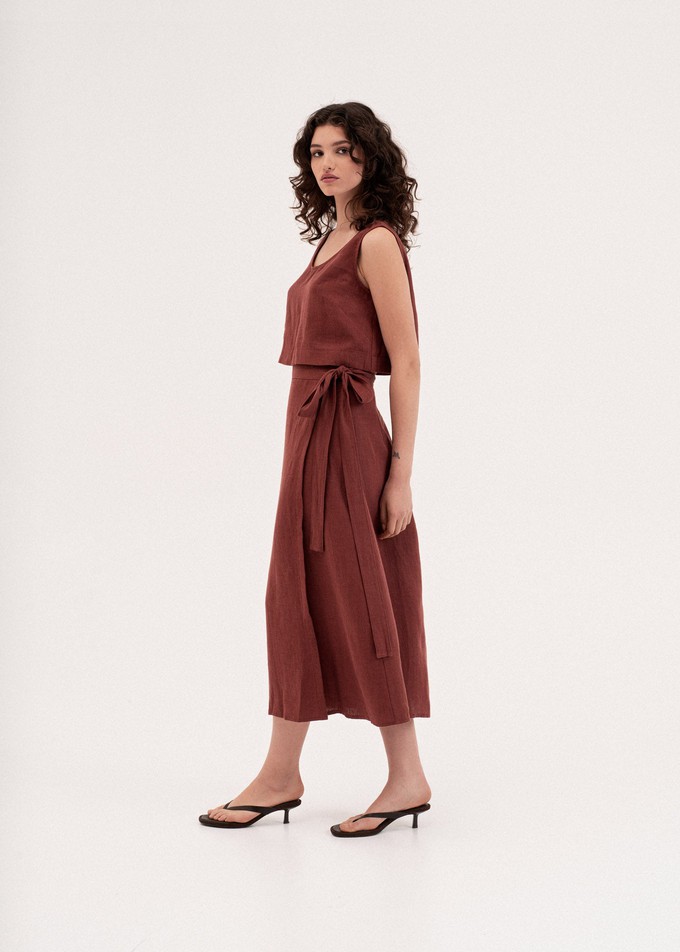 Iris Wrap Skirt from AmourLinen