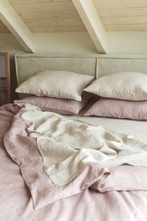 Linen flat sheet in Cream from AmourLinen Linen flat sheet in Cream from AmourLinen