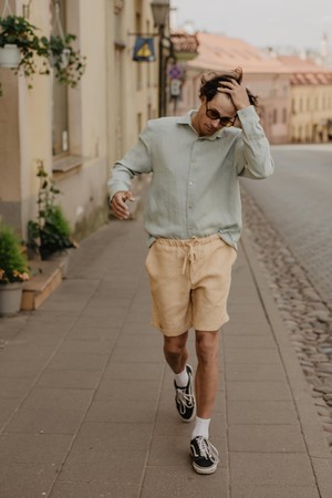 Linen shorts ARES | ARCHIVE SALE from AmourLinen