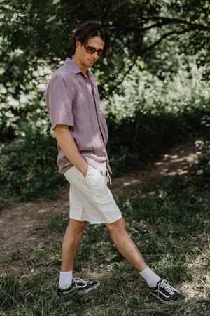 HERMES shorts in White from AmourLinen