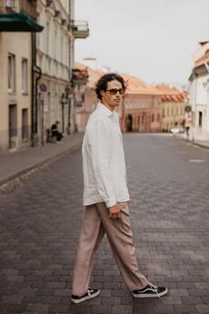ADONIS pants in Rosy Brown via AmourLinen