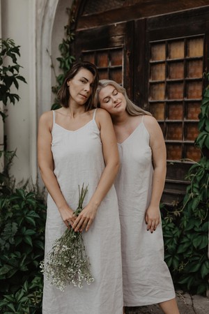 JAKARTA dress in Cream from AmourLinen
