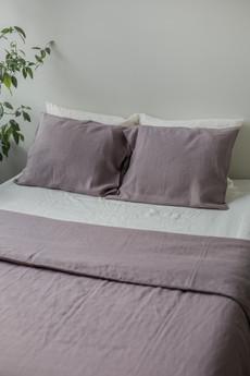Linen pillowcase in Dusty Lavender via AmourLinen