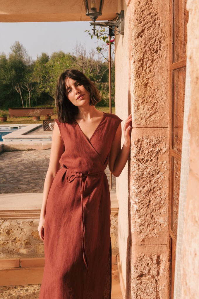 AURORA dress in Dusty Lavender XXL | sale from AmourLinen
