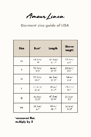 Lisa linen crop top in Mocha Gingham from AmourLinen