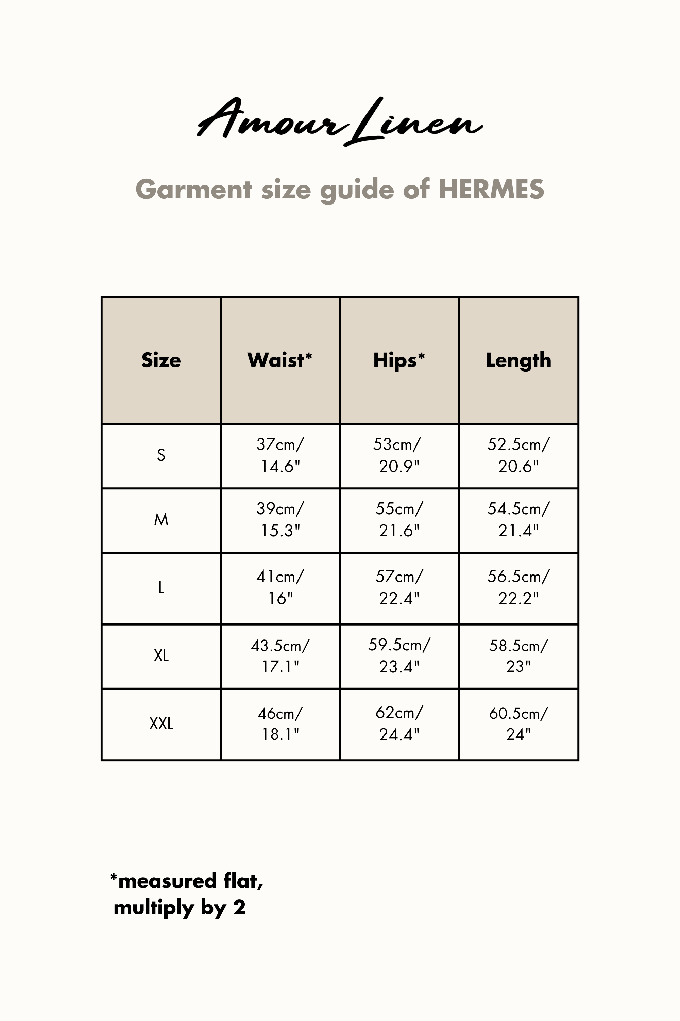 HERMES shorts in Charcoal from AmourLinen