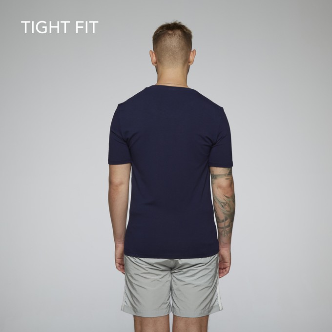 AS tee ss PO seatrash print blue from arctic seas