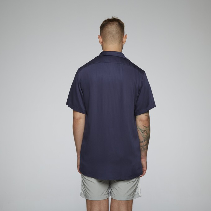 AS beach shirt button OG navy from arctic seas