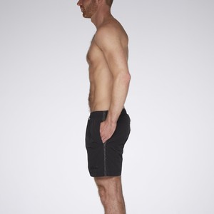 AS swimmer38 BO black with black moiré side stripe with matching polar bear embroidery from arctic seas
