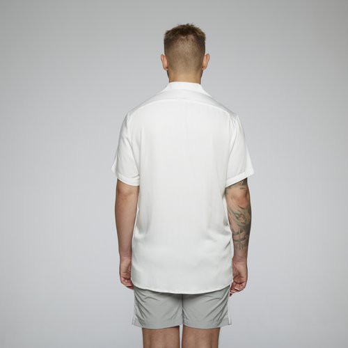 AS beach shirt button OG white from arctic seas