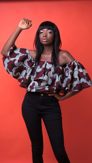 Alicia African Print Top from Atelier D'Afrique