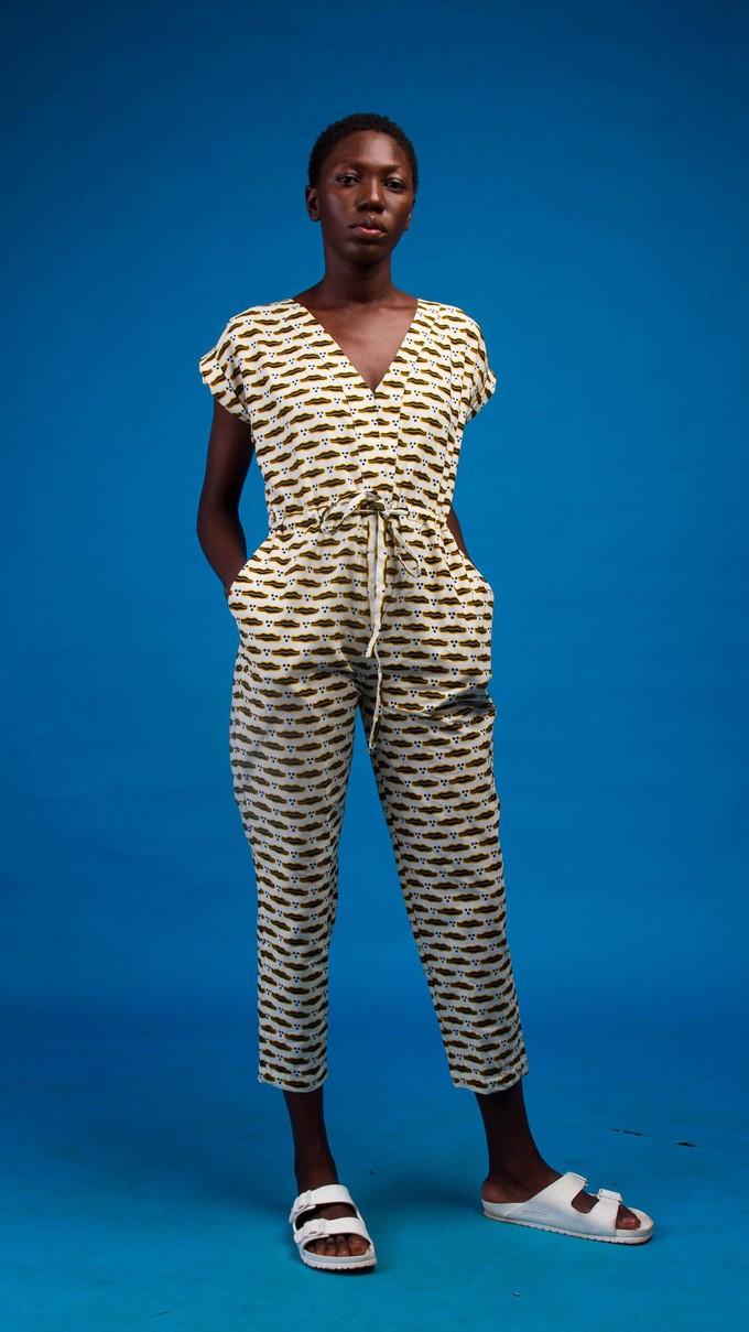 Akua African Print Jumpsuit from Atelier D'Afrique