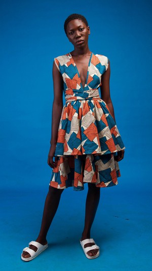 Kaleela African Print Dress from Atelier D'Afrique
