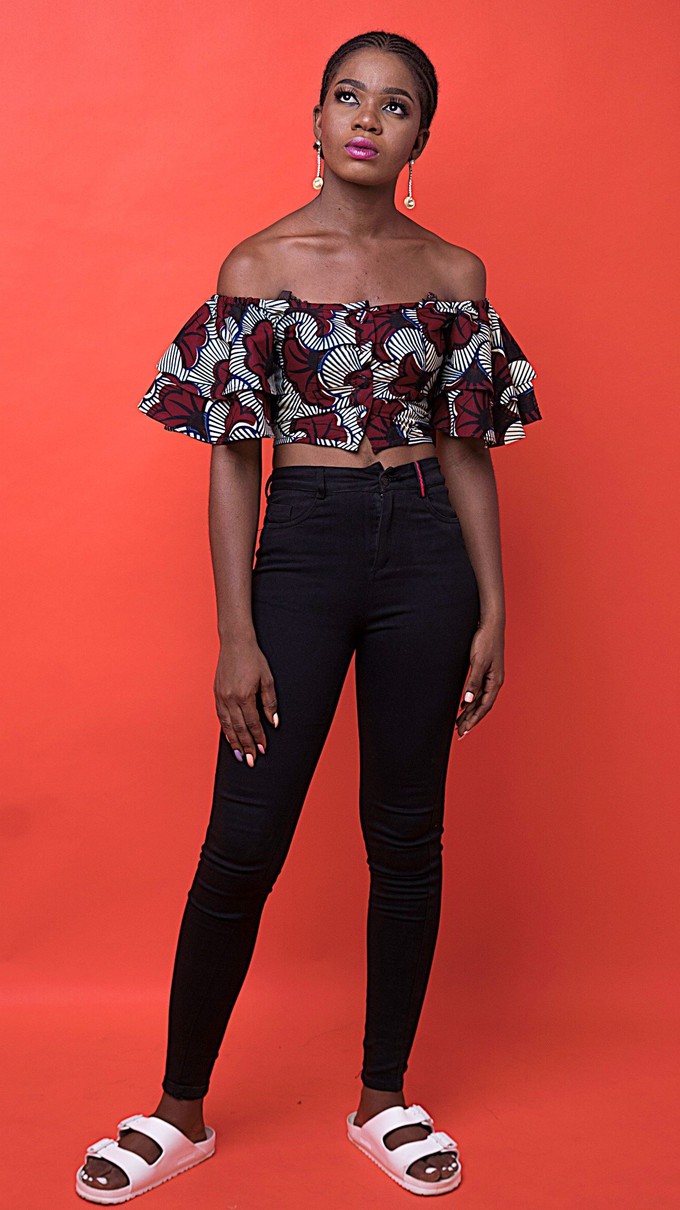 Wafa African Print Top from Atelier D'Afrique