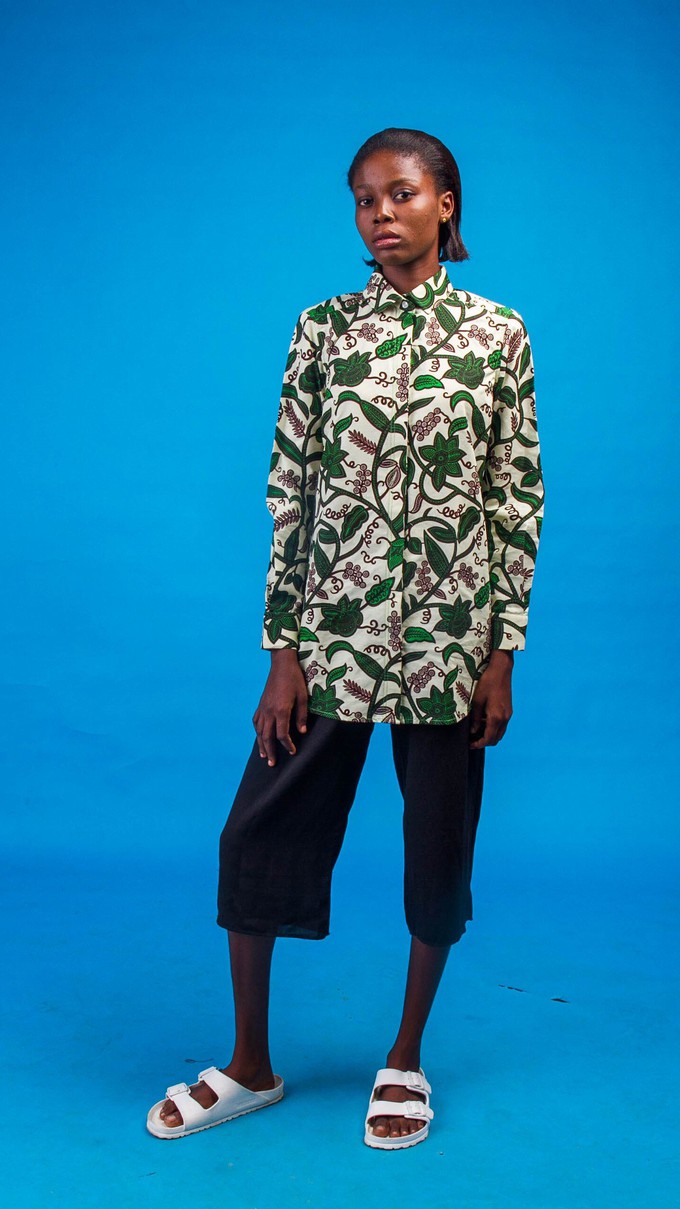 Abena African Print Shirt from Atelier D'Afrique